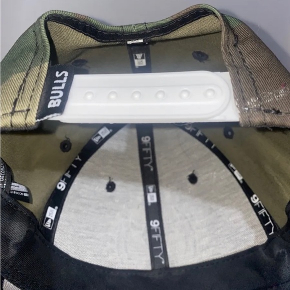 Chicago Bulls New Era 9FIFTY Camo Print Snapback Hat - Picture 10 of 10